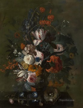 Flowers Painting - Bouquet of Flowers 2 Jan van Huysum classical flowers